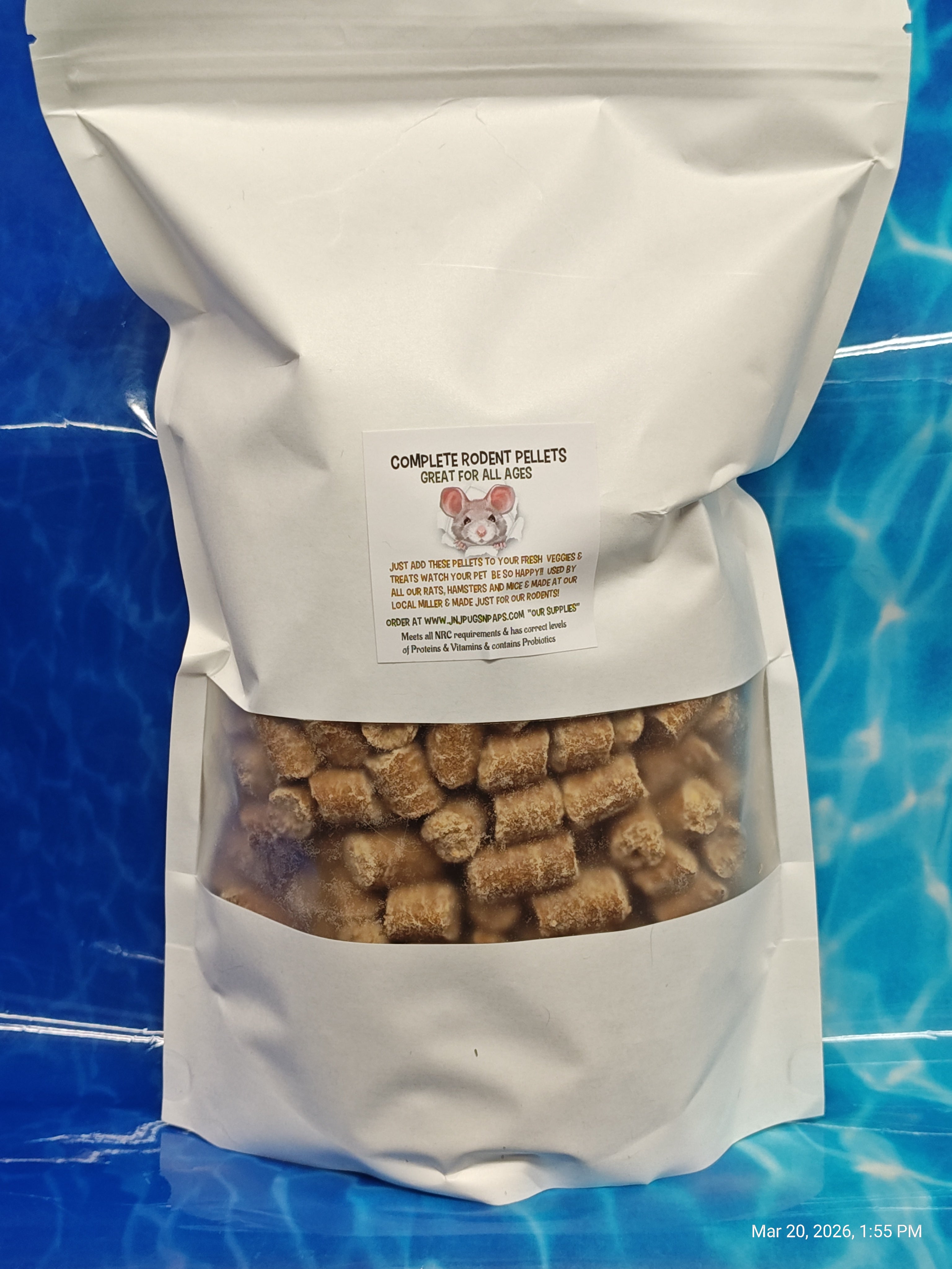 Rodent Complete Pellet Block 3# Bag