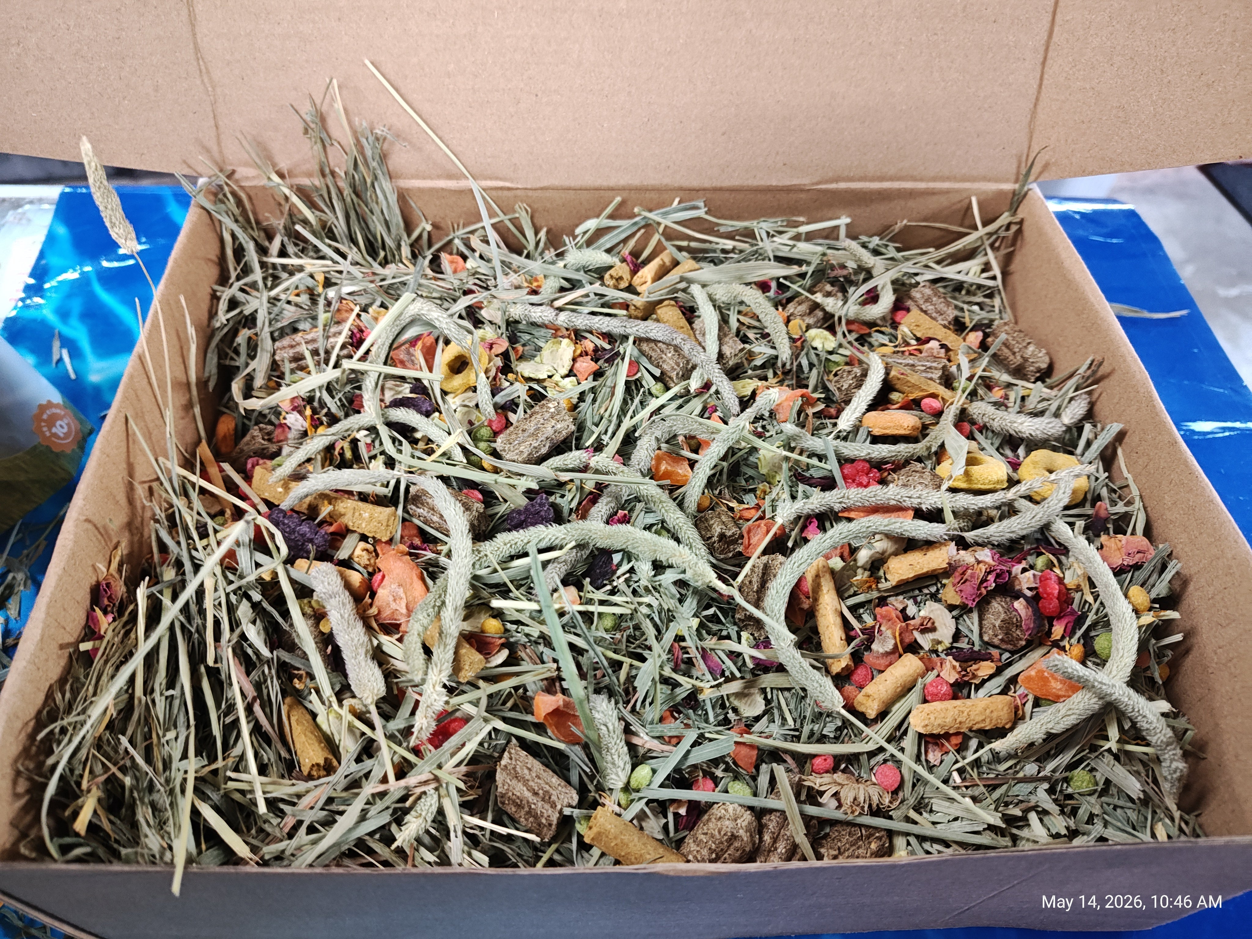Fun & Forage Box  "No More Boredom" Box - Chinchillas, Guinea Pigs, Rabbits 26 OZ BOX