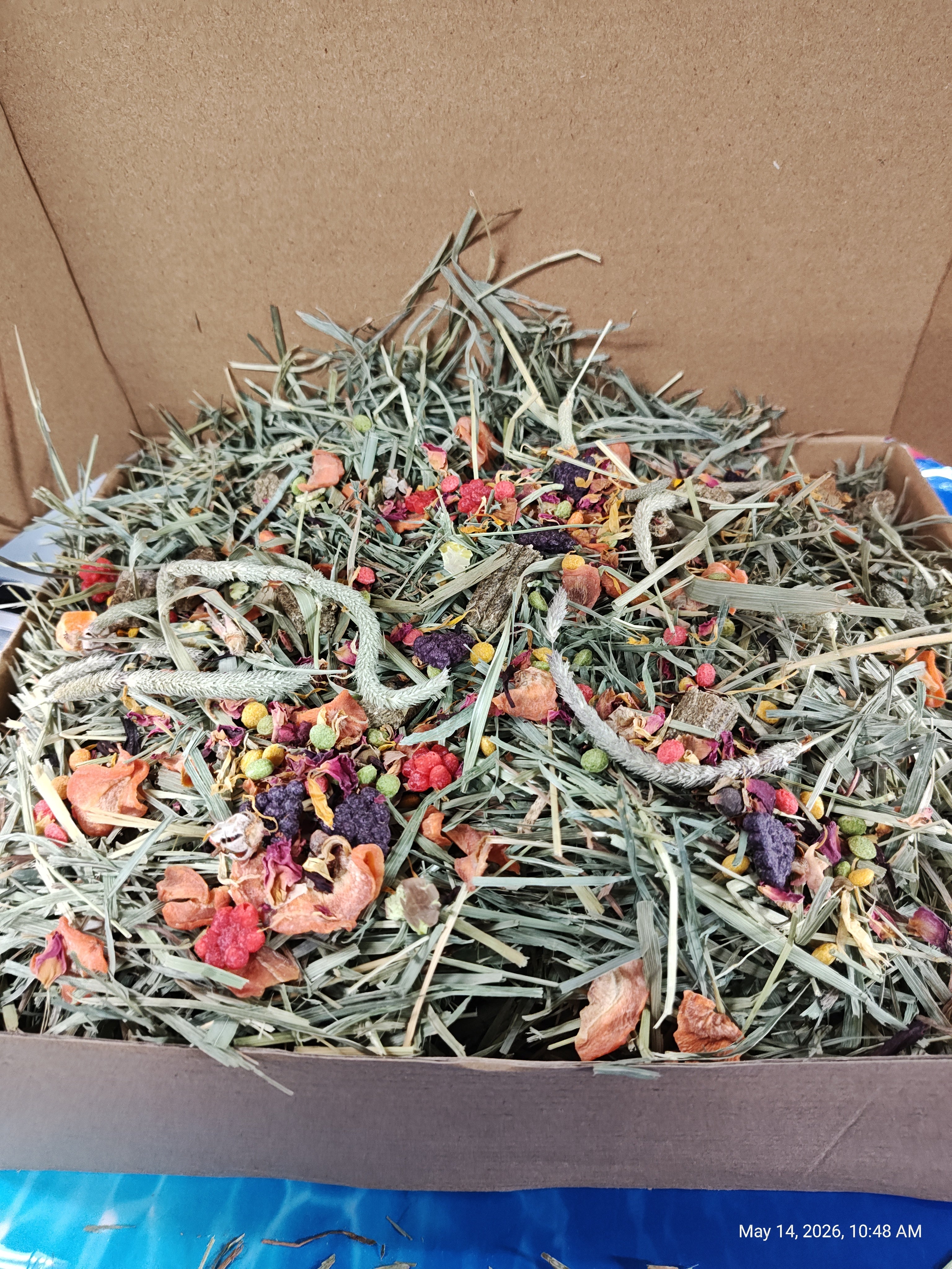 Fun & Forage Box  "No More Boredom" Box - Chinchillas, Guinea Pigs, Rabbits 26 OZ BOX