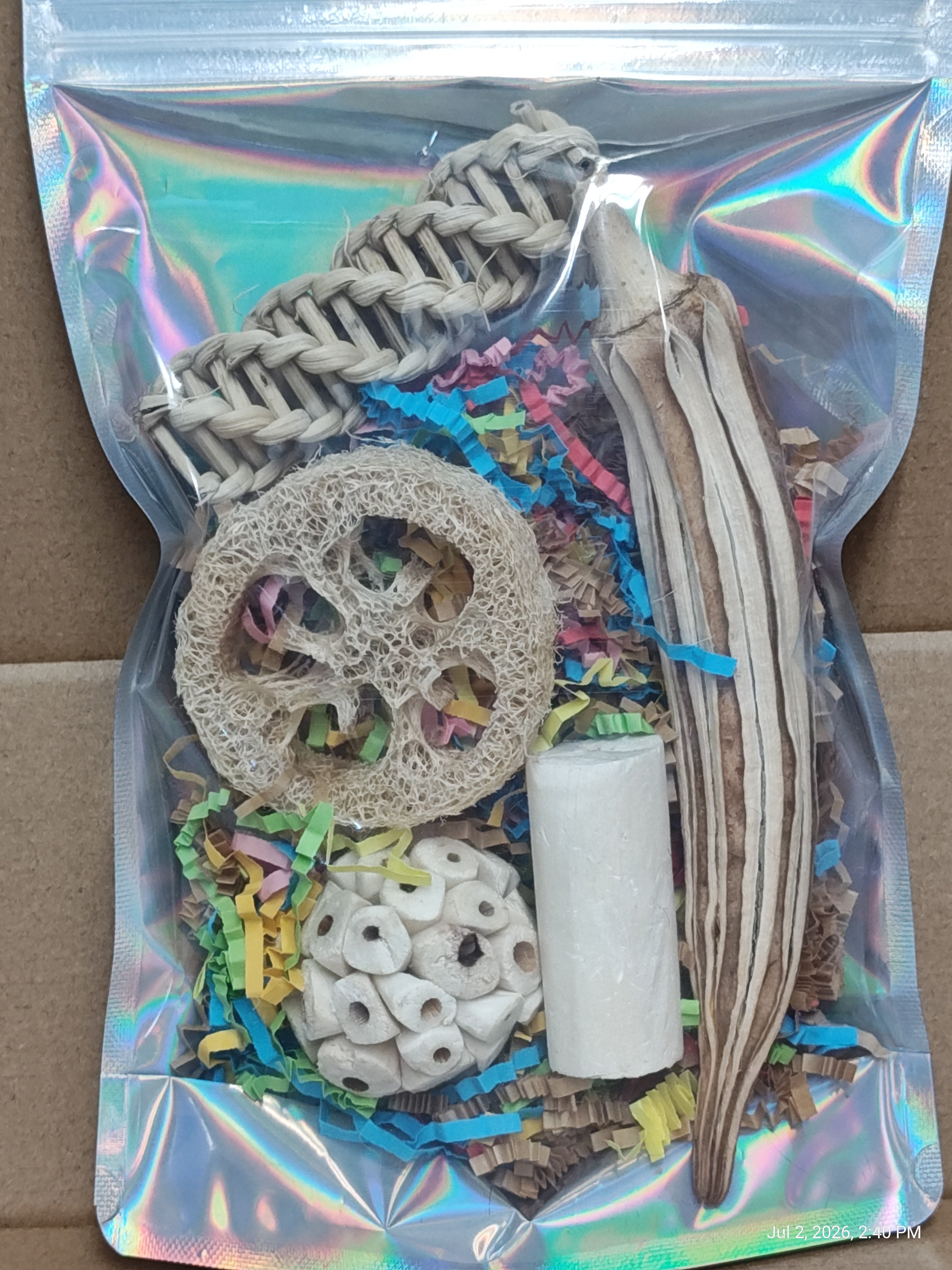 Play & Snuggle Toy and Crinkle Pack
