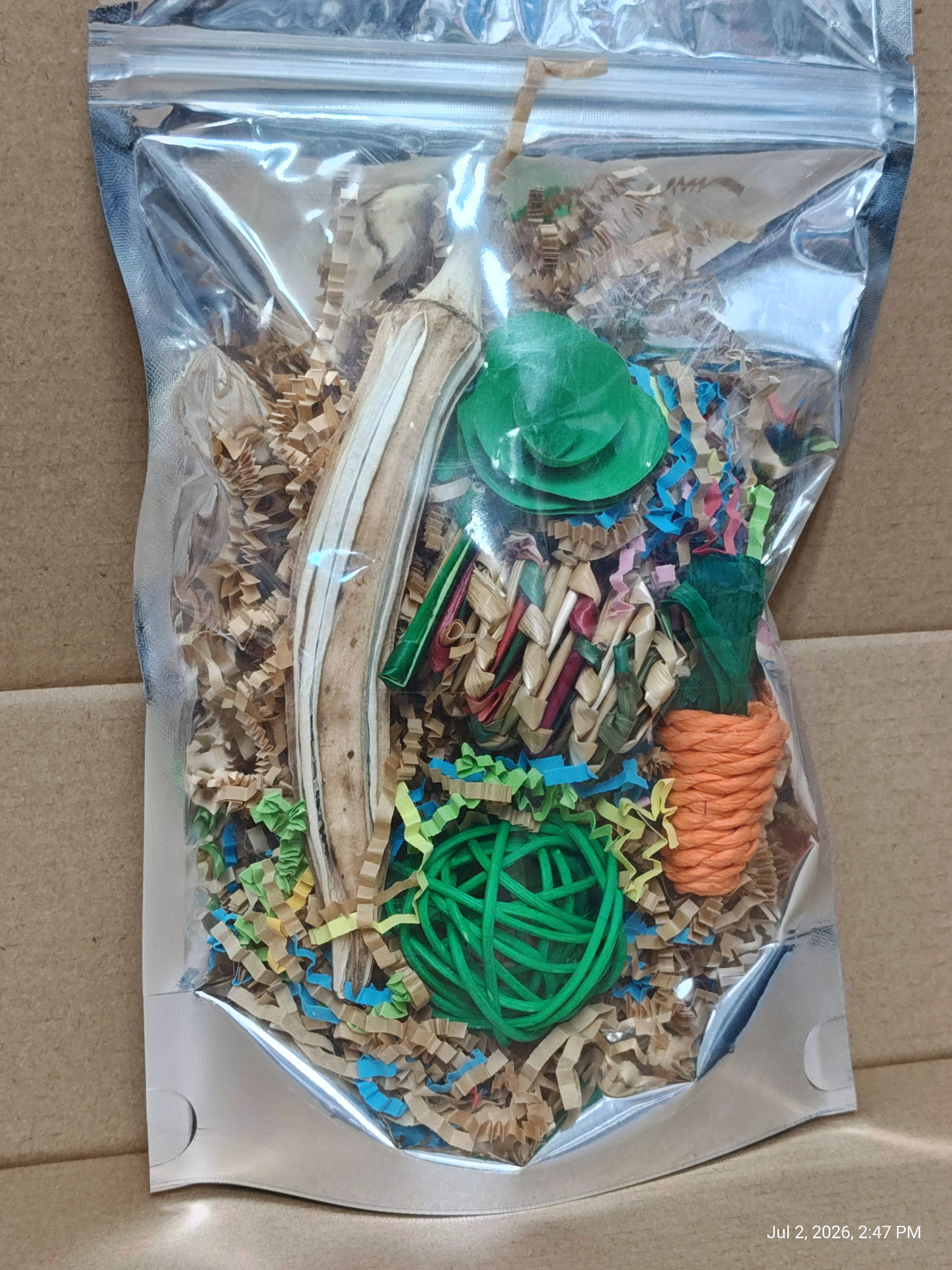 Play & Snuggle Toy and Crinkle Pack