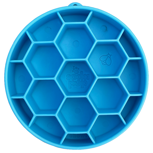 Honeycomb eBowl Deep Slow Feeder Dog Bowl - 8" Made in USA