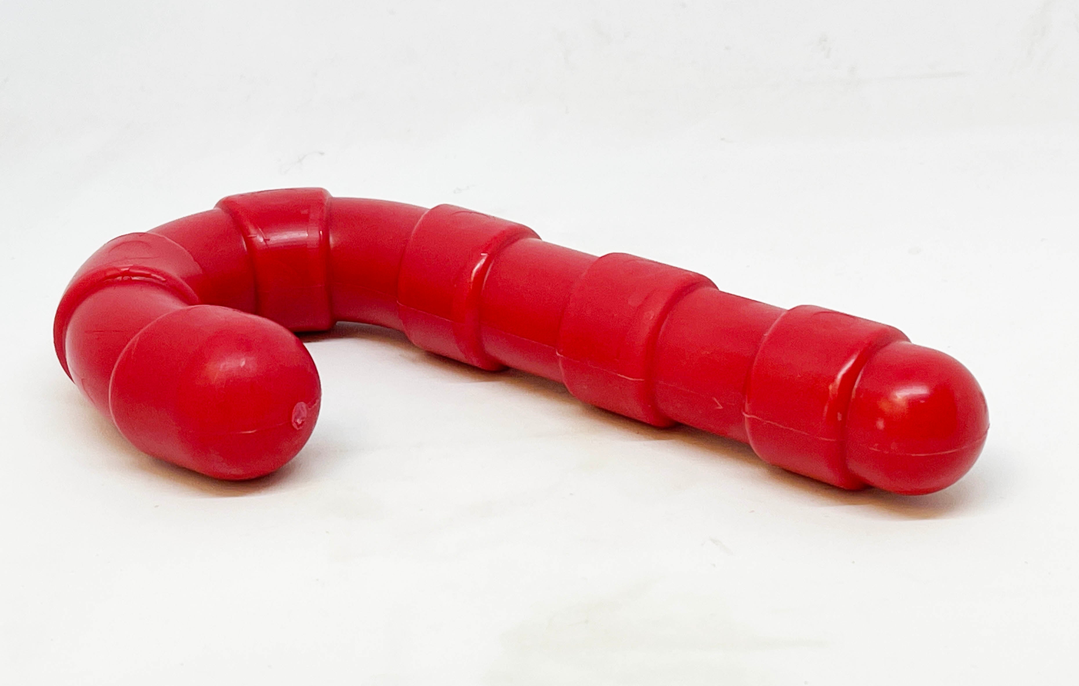 Candy Cane Nylon Dog Toy for Aggressive Chewers | USA Made | SodaPup