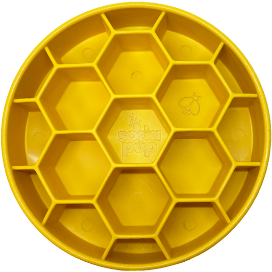 Honeycomb eBowl Deep Slow Feeder Dog Bowl - 8" Made in USA
