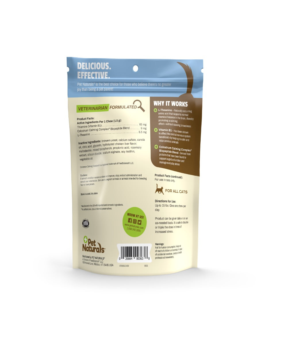 Pet Naturals Calming Chews for Cats (30 Count) (1.59oz)