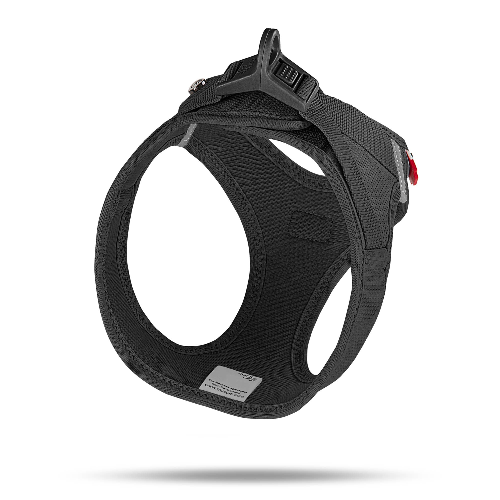 Curli Air Mesh Clasp Black Vest Harness