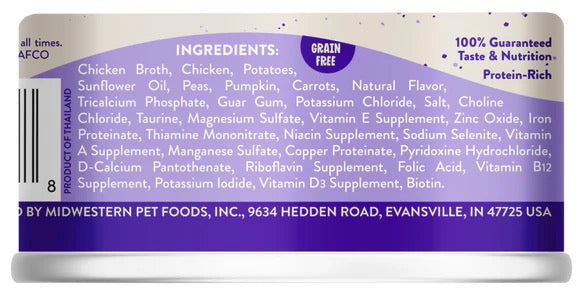 Earthborn Grain Free All Life Stages Chicken Fricatssee Wet Cat Can (5.5oz)