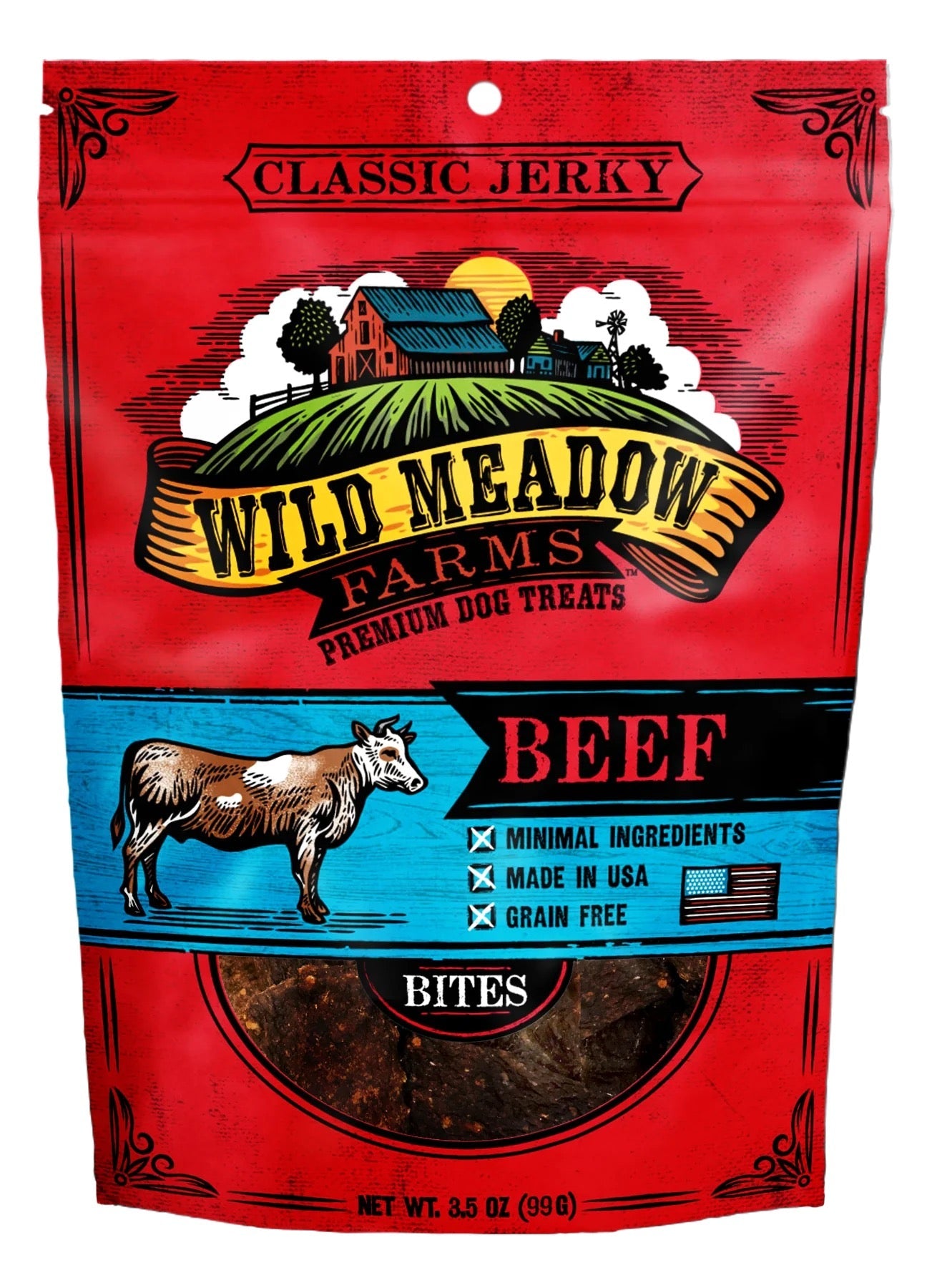 Wild Meadow Farms Classic Bites Beef Bites 3.5oz