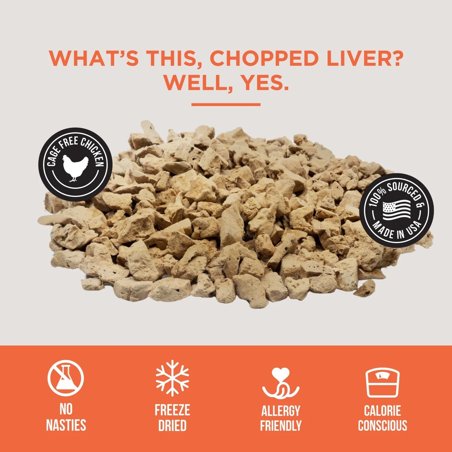 Natural Rapport The Only Freeze Dried Chicken Liver Dogs Need (4oz)