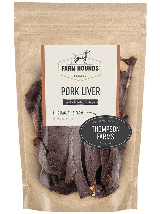 Farm Hounds Pork Liver Dog Treats (4oz)