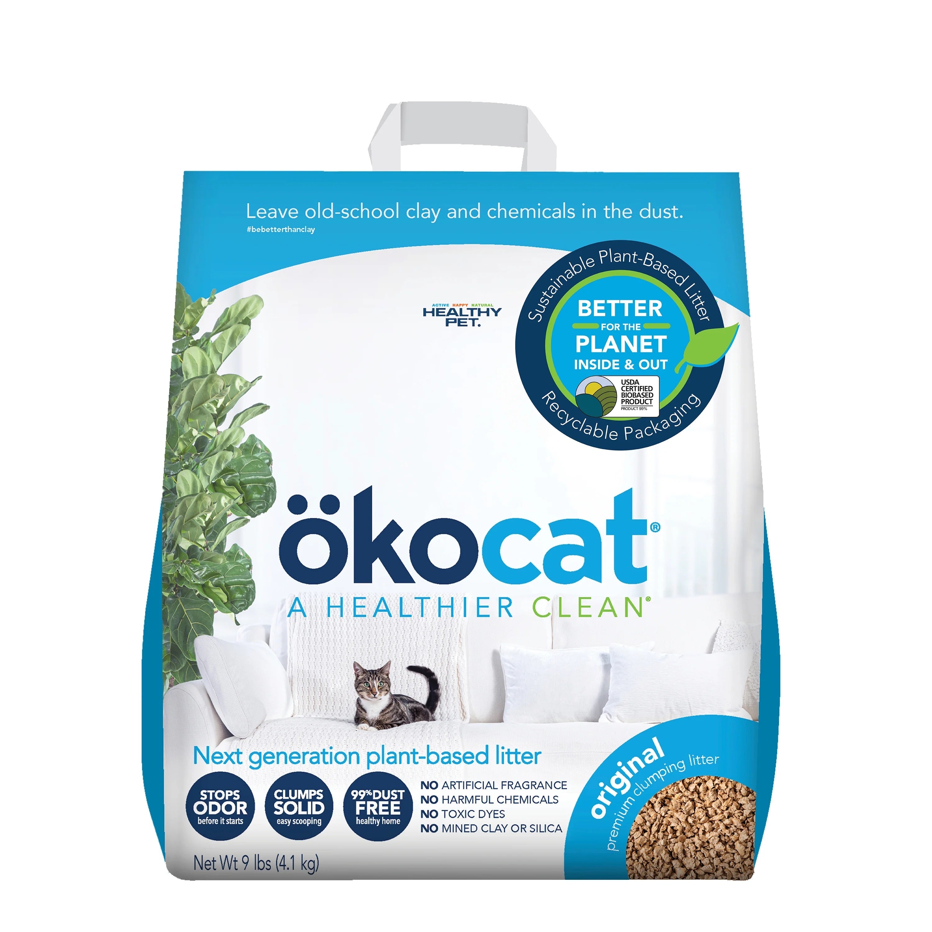 Okocat Orignial Premium Clumping Cat Litter