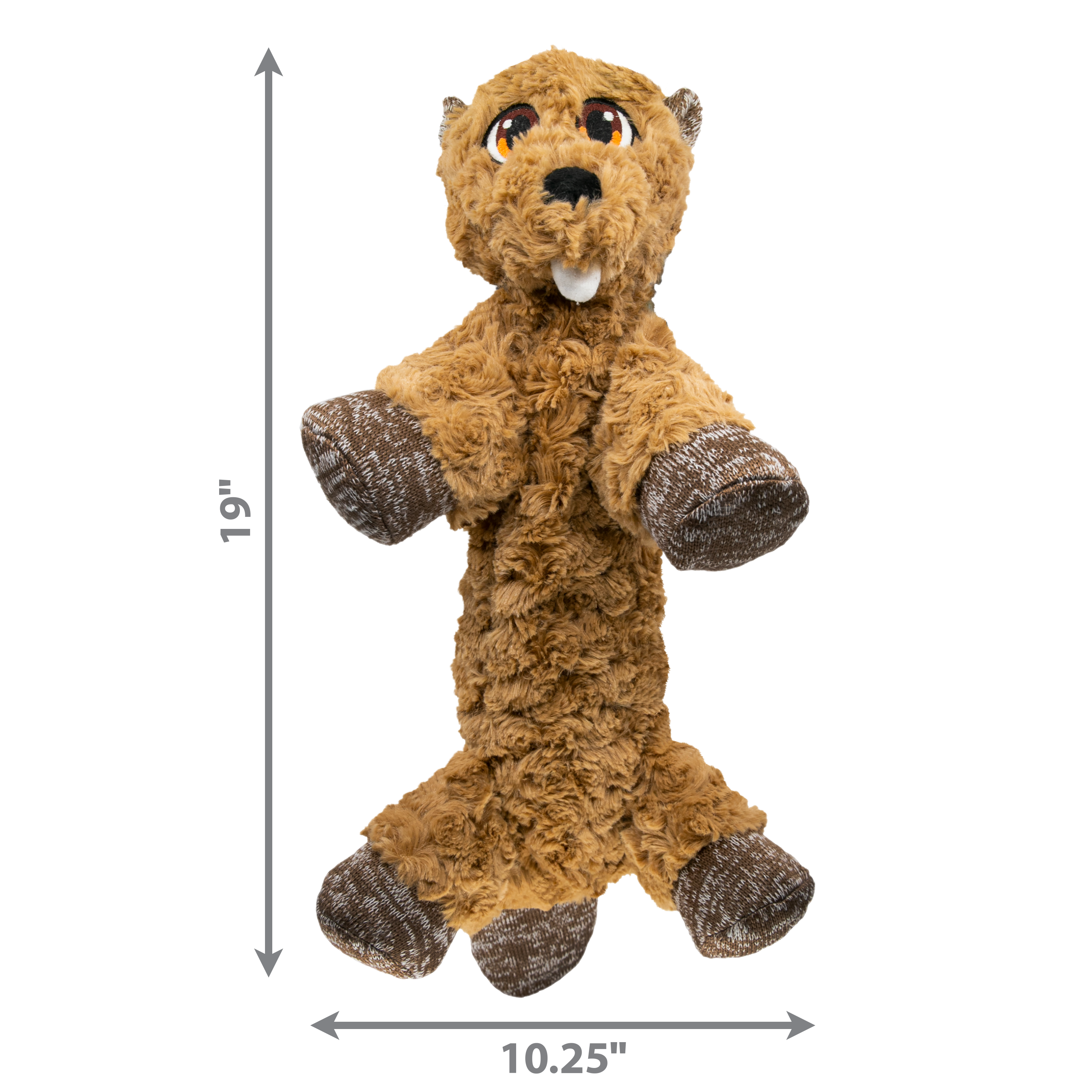 Kong Low Stuff Flopzie Beaver Medium