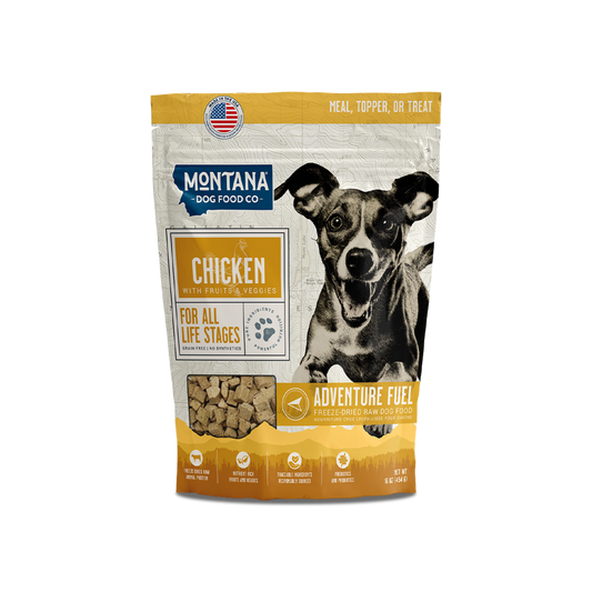 Grain-Free Chicken Freeze-Dried Raw Dog Food - Adventure Fuel