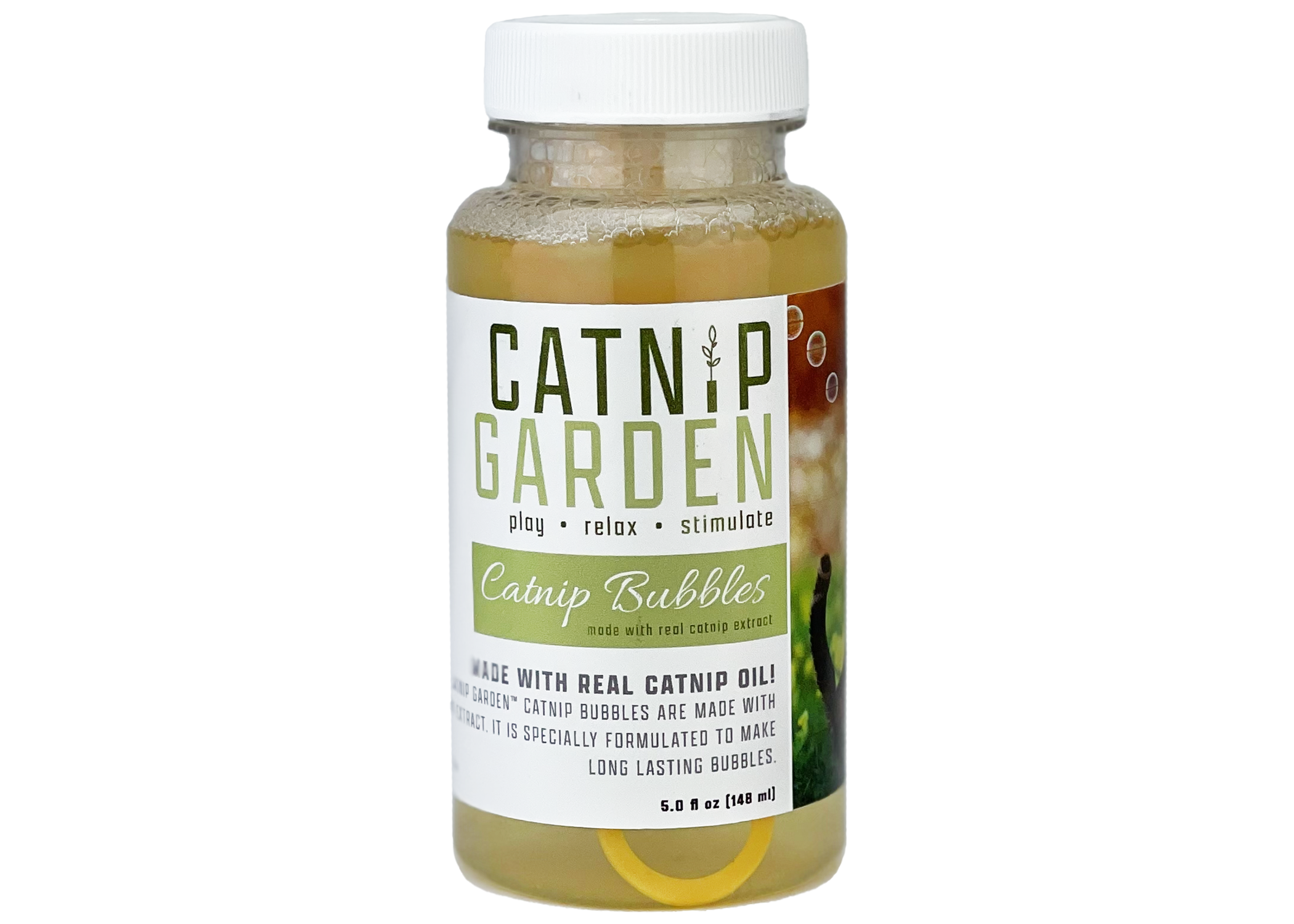 Multipet Catnip Garden Bubbles (5oz)
