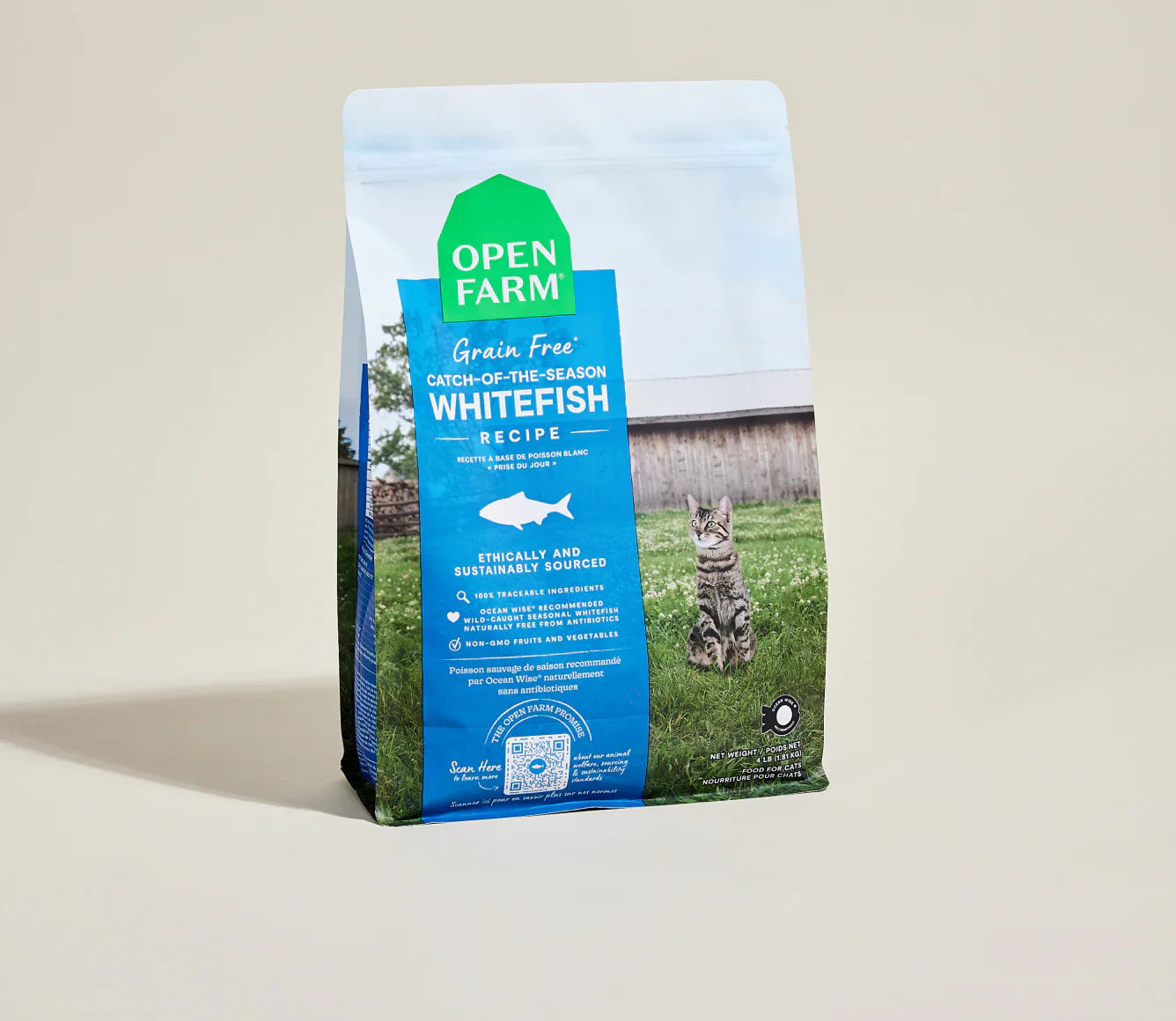 Open Farm Cat Grain Free Catch of The Season Whitefish