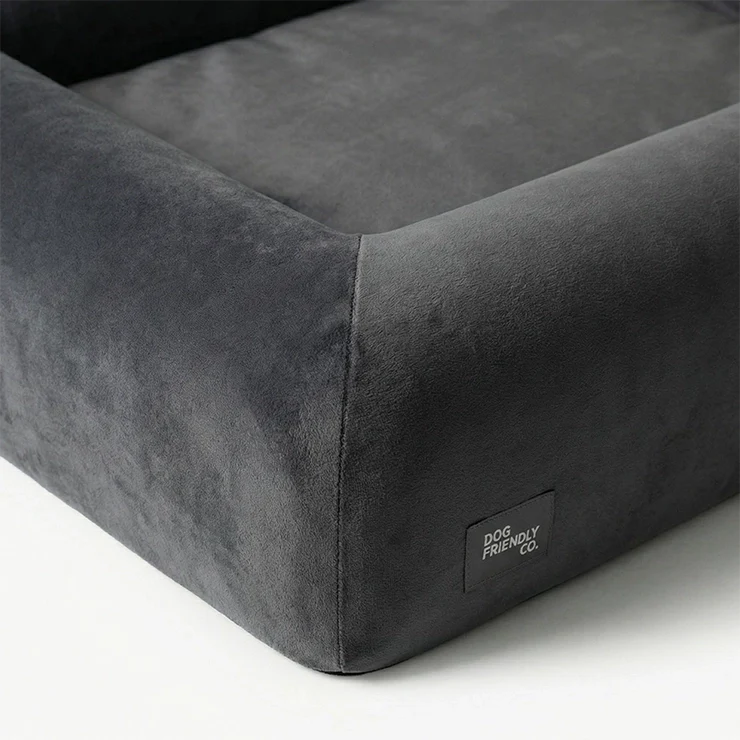Premium Orthopedic Memory Foam Dog Bed - Charcoal (Medium) (LP)