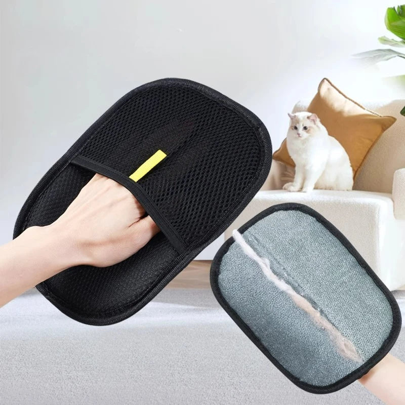 Pet Hair Removal Glove for Clothes and Furniture