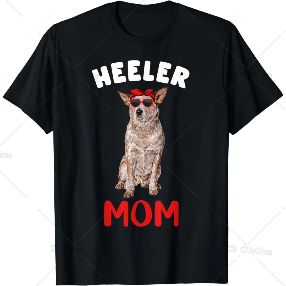 Red Heeler Mom Mama Australian Cattle Dog Lover Owner T-Shirt for Women