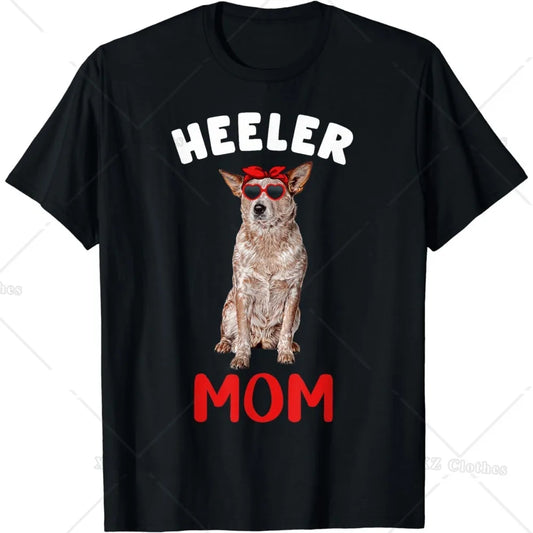 Red Heeler Mom Mama Australian Cattle Dog Lover Owner T-Shirt for Women