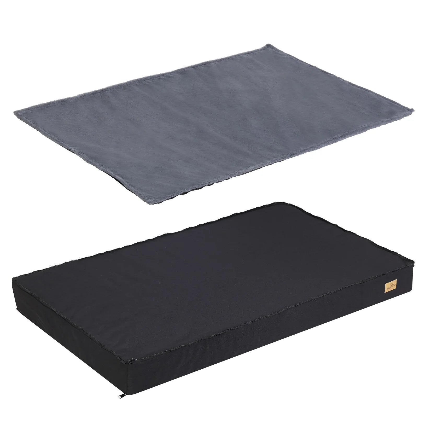 Bingopaw Orthopedic Memory Foam Dog Bed - Waterproof Grey