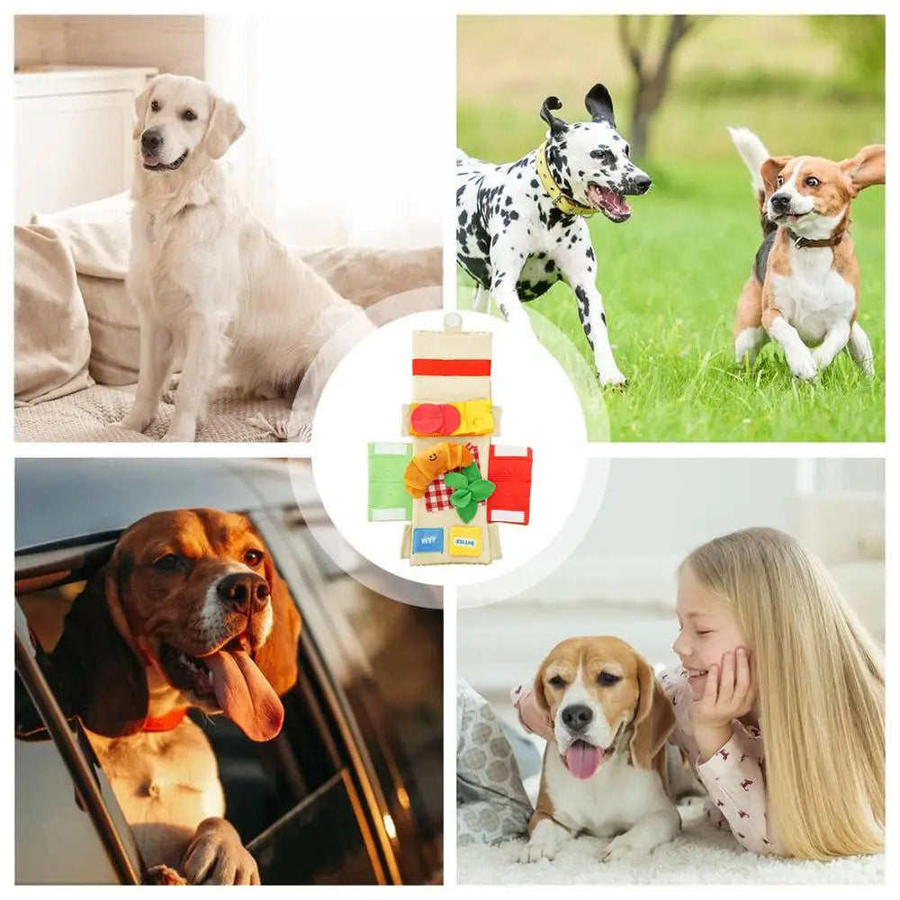 Cat Chew Toy Food Croissant Toys Dog Squeak Interactive Chew Toy Dog Puzzle Toys Iq Training Instinct Training Puppy Toys