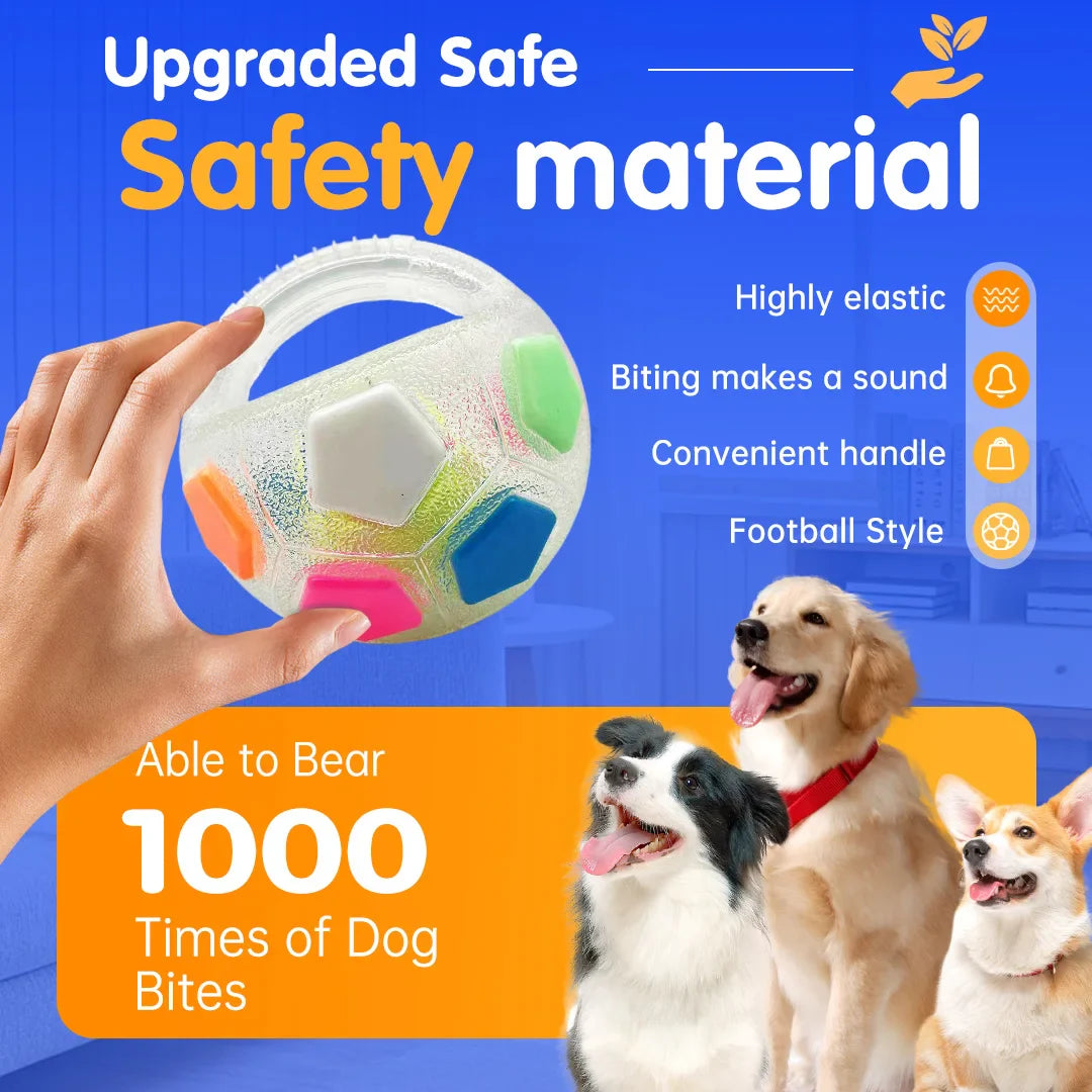 Premium Ultradurable Football Tennis Ball Shaped Dog Toys