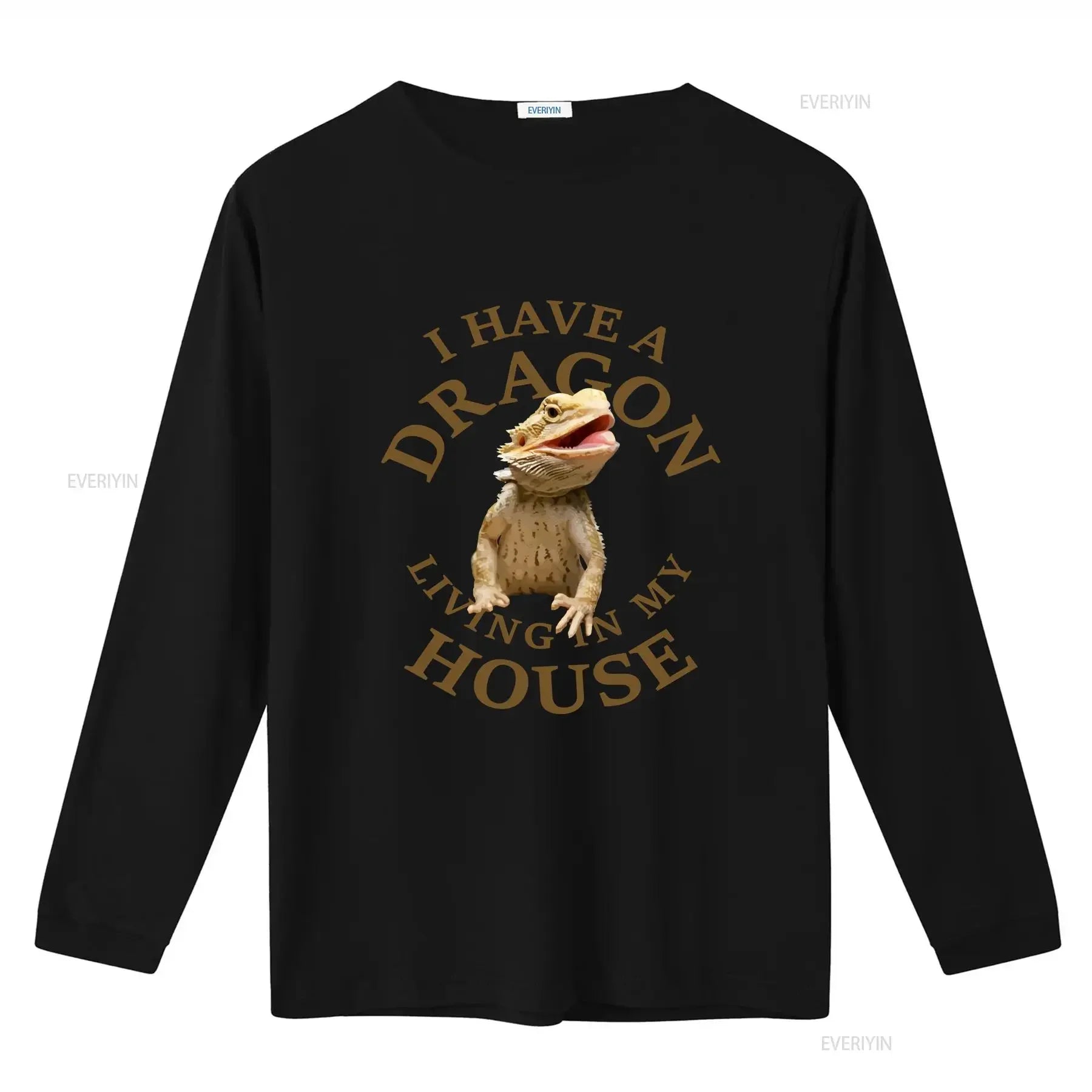 Bearded Dragon T Shirt Lizard Pet Reptile vintage Washed fashion Stretched homme Slightly Unisex streetwear Versatile