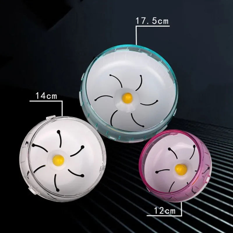 Quiet Hamster Exercise Wheel – 3 Sizes (4.7/6.1/7.3 in | 12/15.5/18.5 cm) Running Wheel for Hamsters Mice Gerbils Rats – Wide Track Cage-Mount