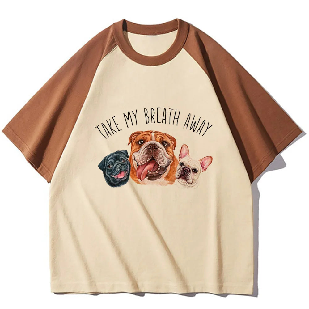French Bulldog tshirt women modern style tshirt female graphic clothes