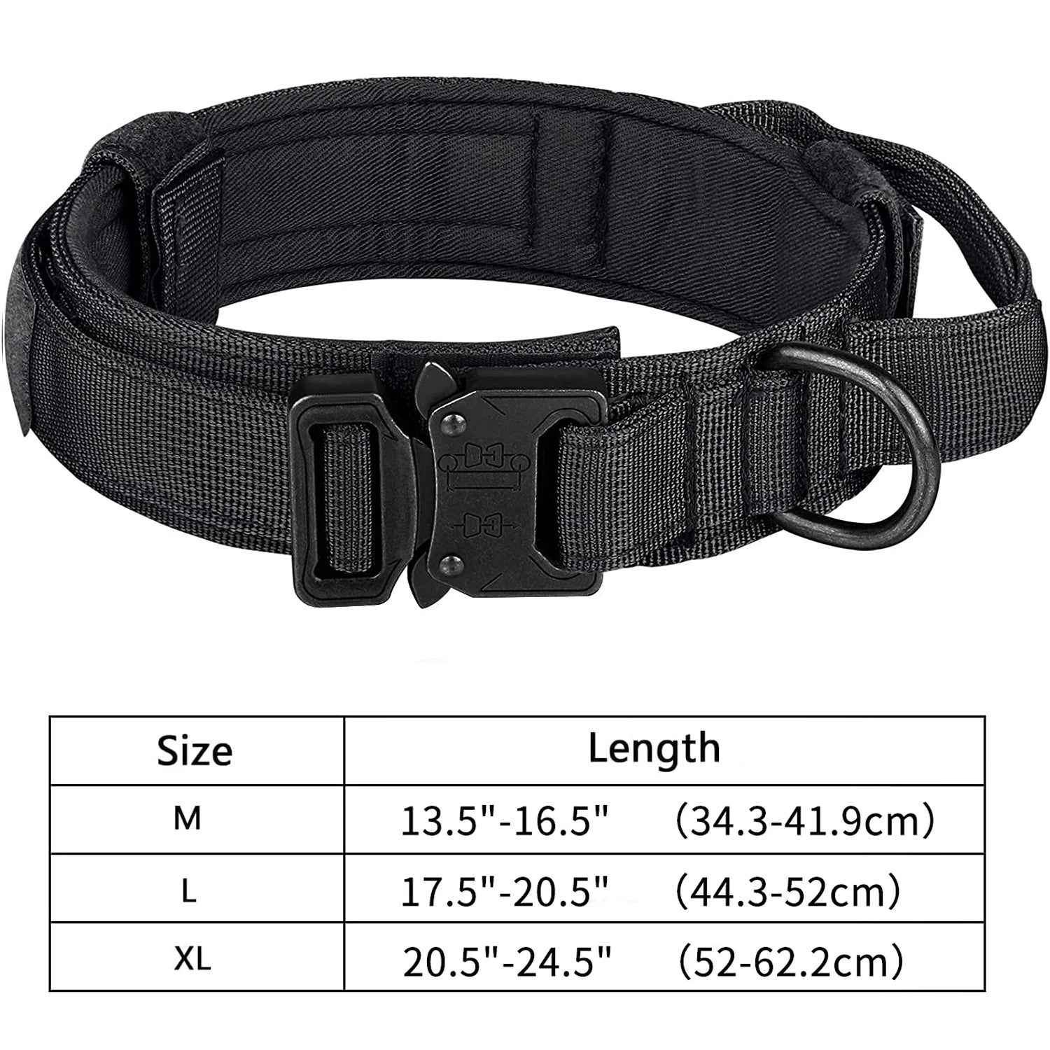 Tactical Military Dog Collar with Control Handle