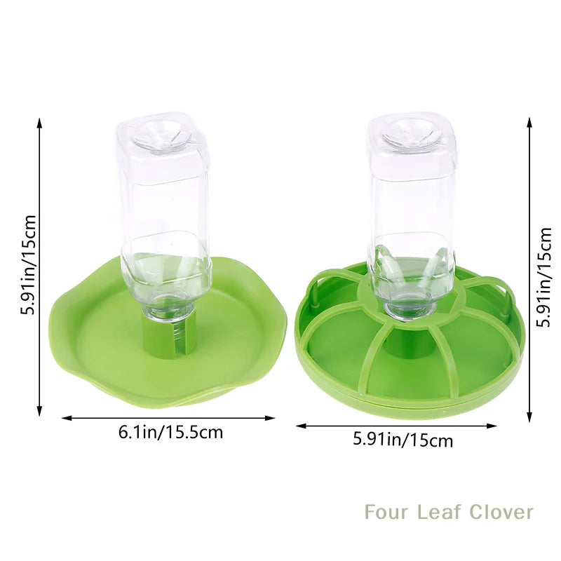 Reptile Water Drinker Dispenser Food Bowl Lizard Gecko Feeder Round Dish Turtle Water Bowl Drink Bottle Reptile Feeders