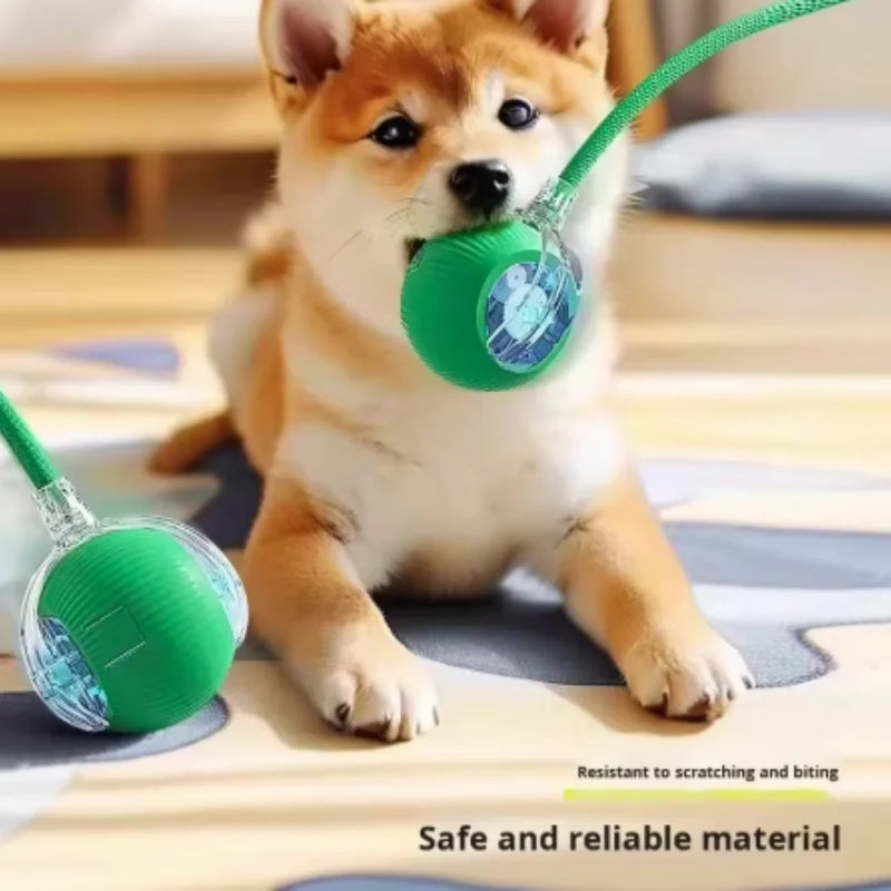 Automatic Smart Cat Toy Ball Interactive Electric Rolling Teaser USB Rechargeable Moving Bouncing Ball for Kittens Birthday Gift