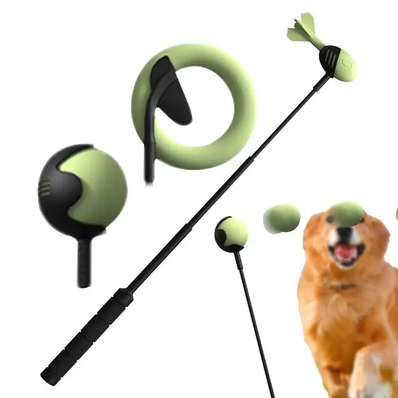 Retractable Dog Ball Launcher - 23.6" Carbon Fiber Throwing Pole