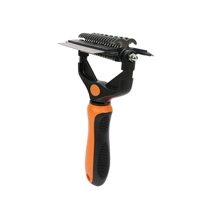 3 In 1 Pet Deshedding Brush Dog Hair Remover Pet Fur Knot Cutter