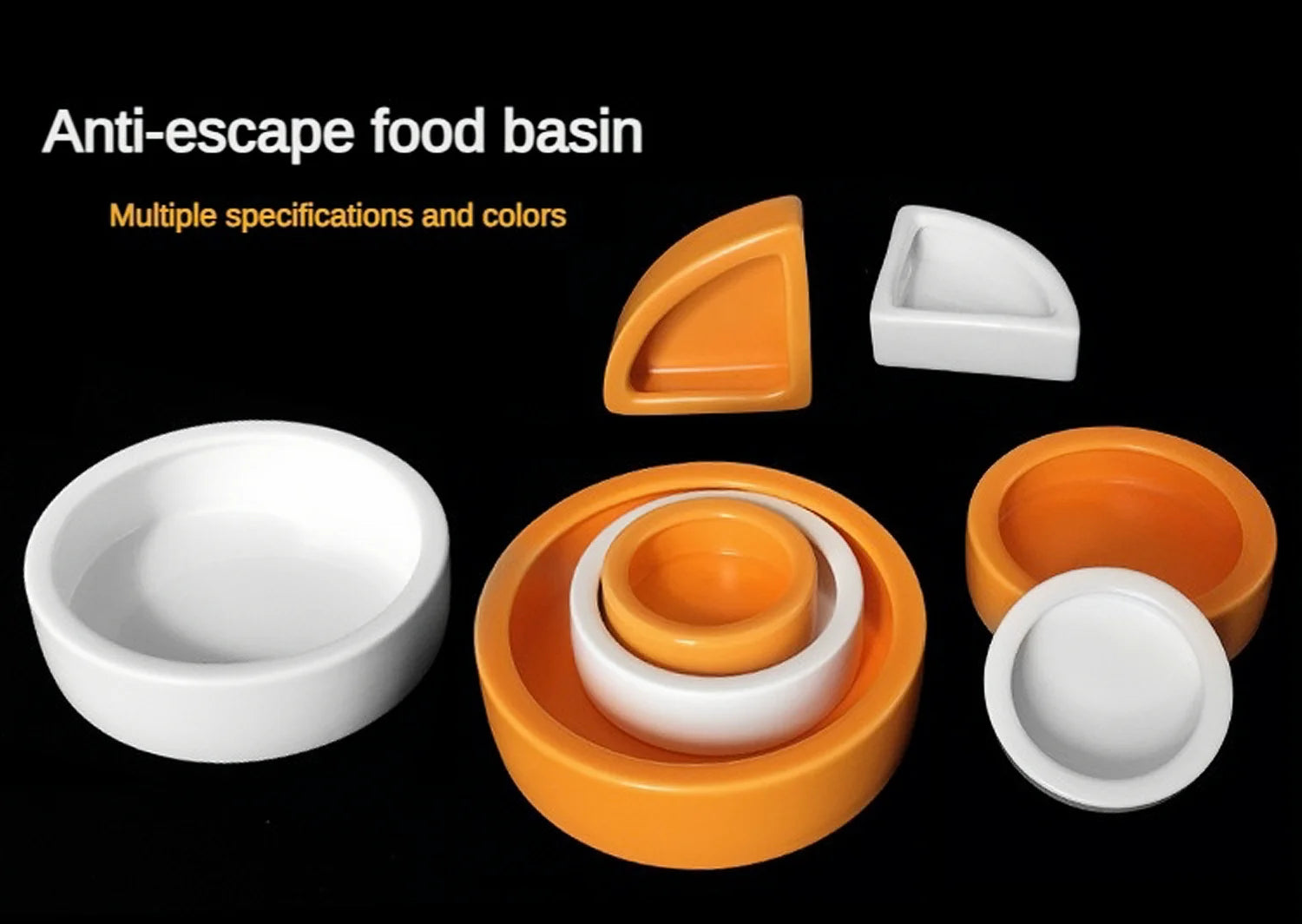 Reptile Water Food Bowl Worm Dish Ceramic Pet Bowls Anti-Escape Mini Reptile Mealworms Bowl for Lizard Bearded Dragon