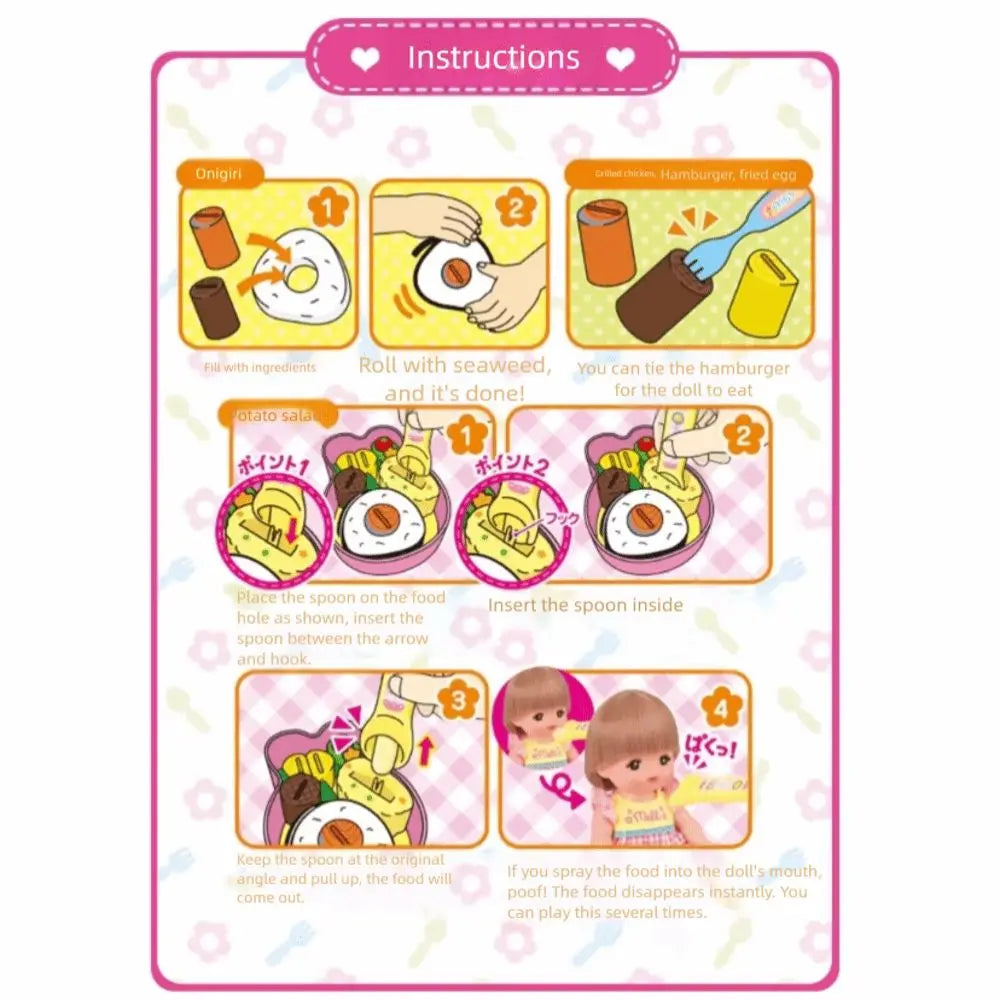 Rabbit Shape Food Feeding Toy Pretend Play Simulation Model Lunch Box Pudding Toy Role Play Kawaii Play House Toys Kids Toy