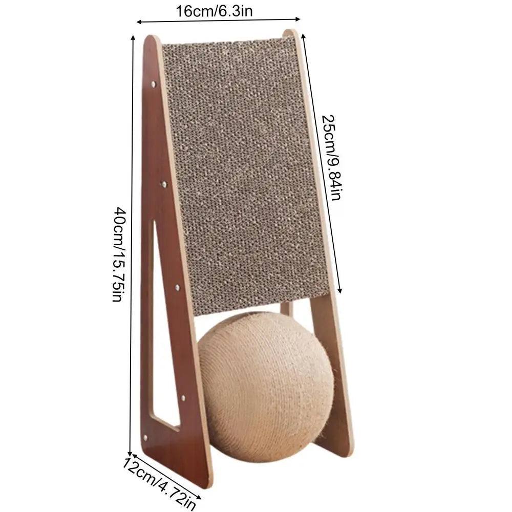 Cat Scratcher Toy Cat Scratcher Toy With Ball Natural Sisal Cat Scratcher For Cats & Kittens Durable & Long Lasting