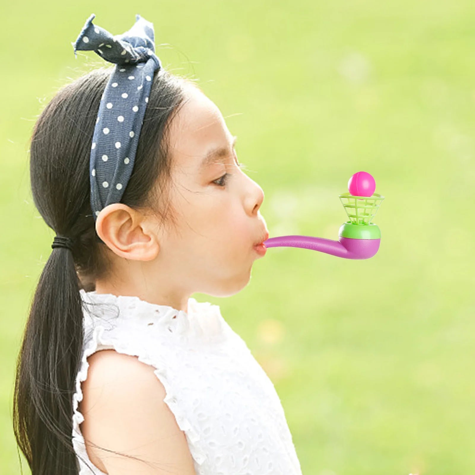 Montessori Toys Suspended Blow Pipe Blow Ball Rod Toy Board Game Children Toys Plastic Pipe Balls Toy Educational Toys For Kids