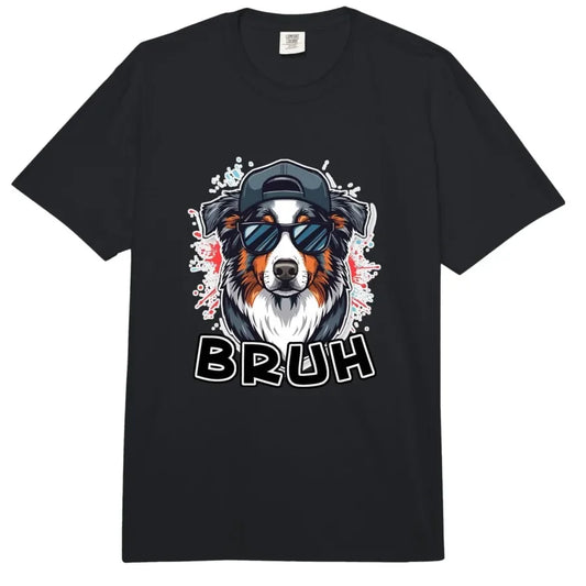 Australian Shepherd Bruh Dog Sunglasses Cool Aussie T-shirt For Men Women 100% Cotton T Shirts Short Sleeve Tops 0413-1