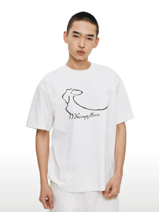 Funny Dachshund T shirt 100 Cotton Oversized Tee Men Women Couple Matching Summer Streetwear Casual Unisex Round Neck Top