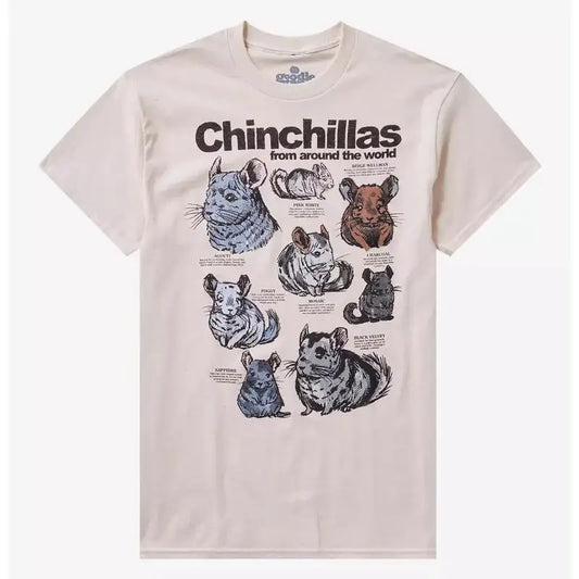 Chinchillas Infographic T Shirt By Goodie Two Sleeves 2025 Size S To 5 Xl