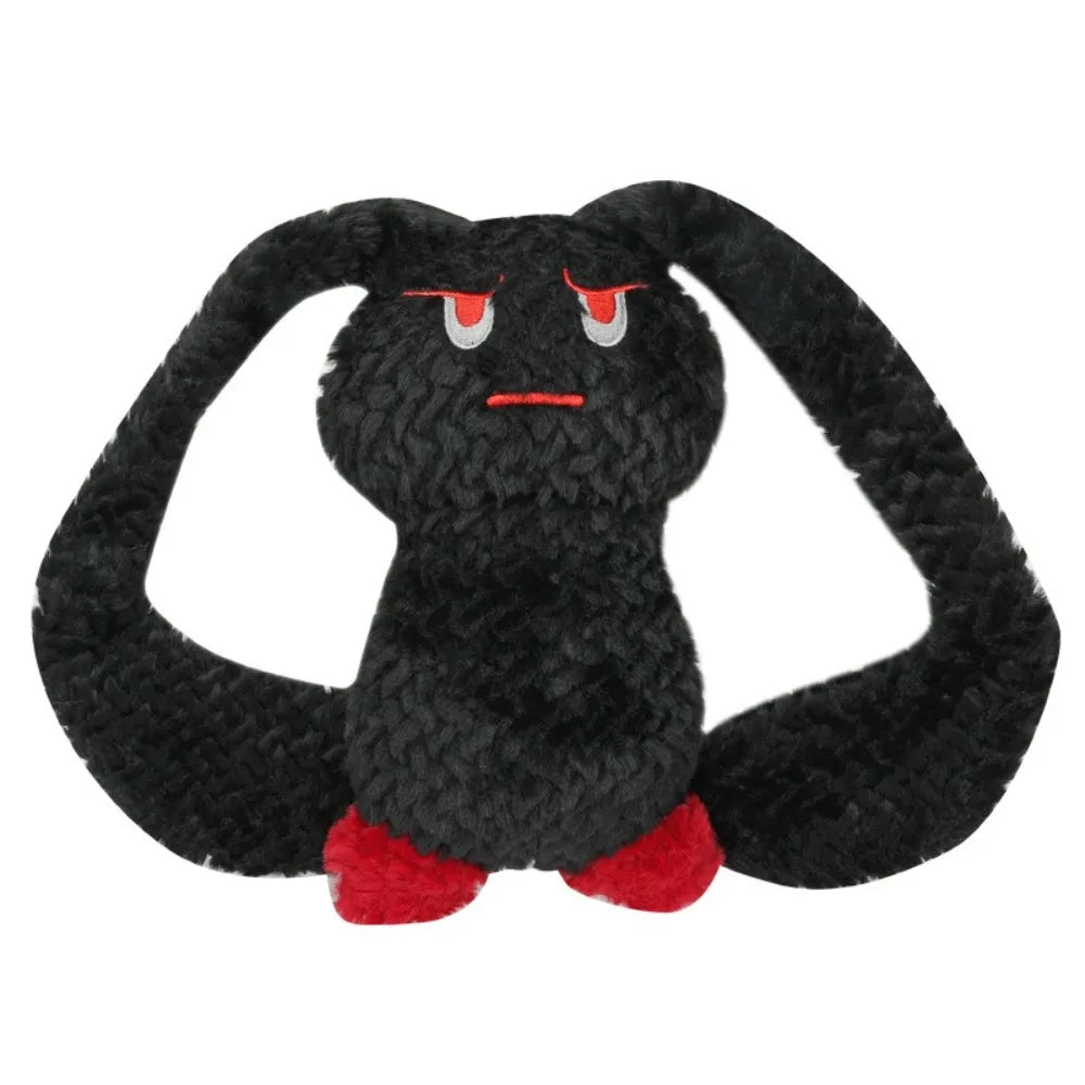 Long Eared Rabbits Pet Plush Toys Bite-Resistant Stuffed Animal Dog Chew Toys Tooth Cleaning Soft Squeaky Dog Toys