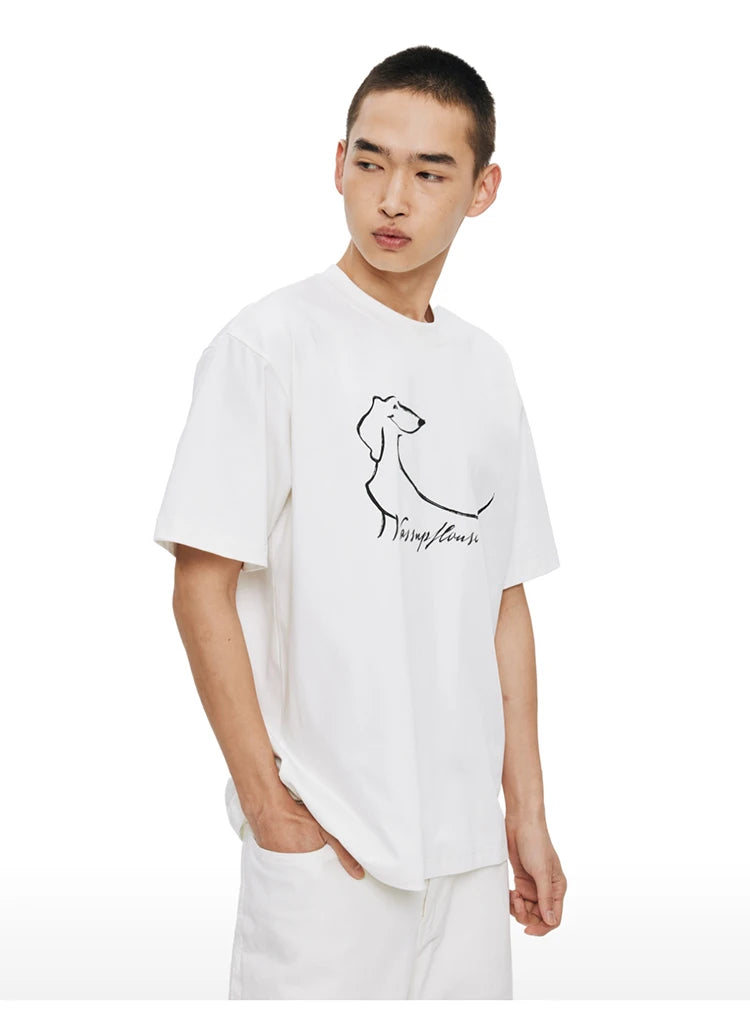 Funny Dachshund T shirt 100 Cotton Oversized Tee Men Women Couple Matching Summer Streetwear Casual Unisex Round Neck Top