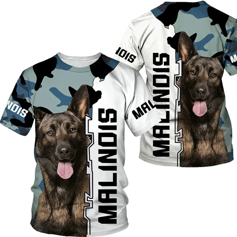3D Printed Rottweiler Dog T Shirt Men Pet Doggy Pattern T-Shirts Summer Loose Women Kids Tee Shirts Gym Tracksuit Sportwear Tops