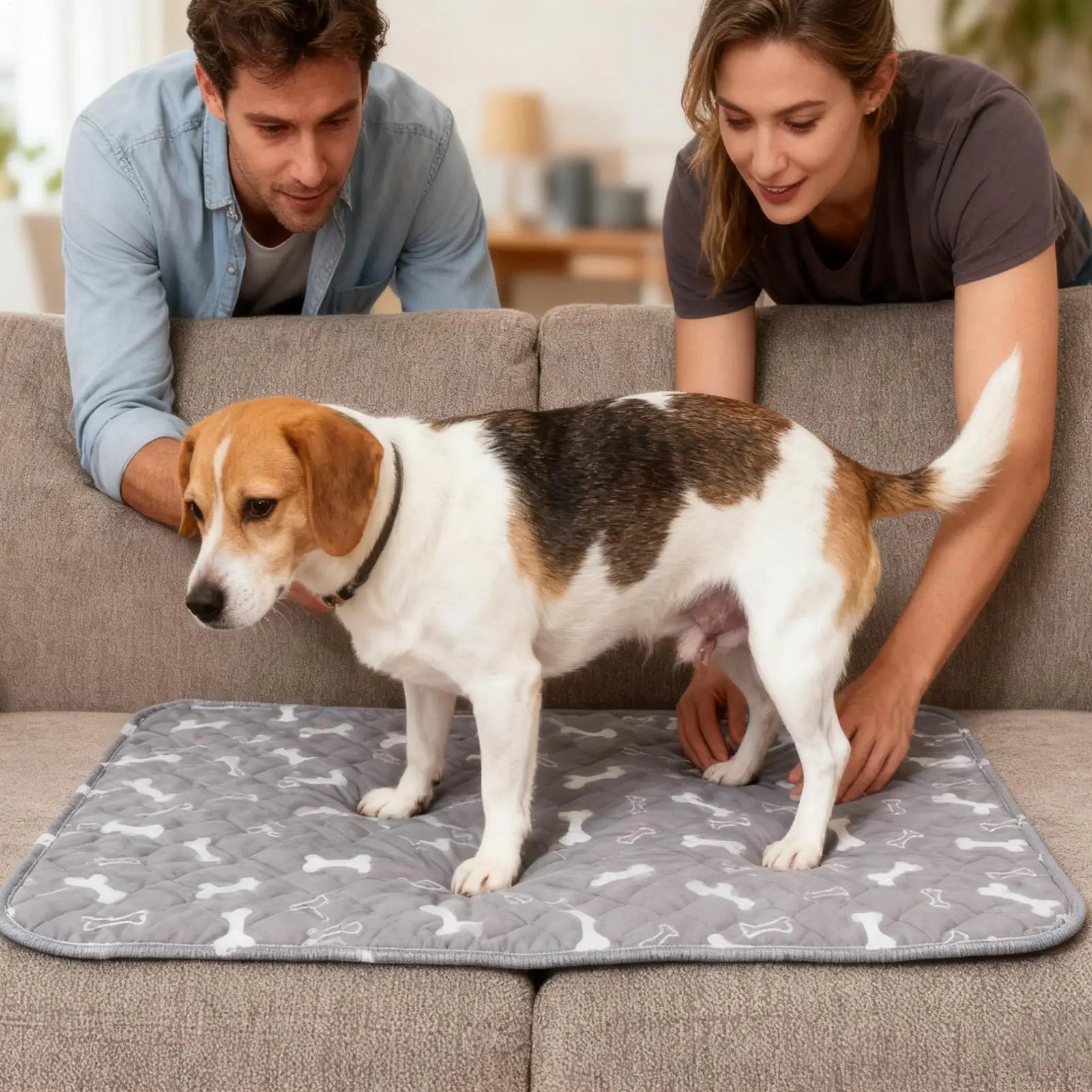 Dog Pee Pads Fast Absorbent Pet Training Mat Reusable Washable Absorbent Pee Pads For Home Potty Playpen Crate Litter pad