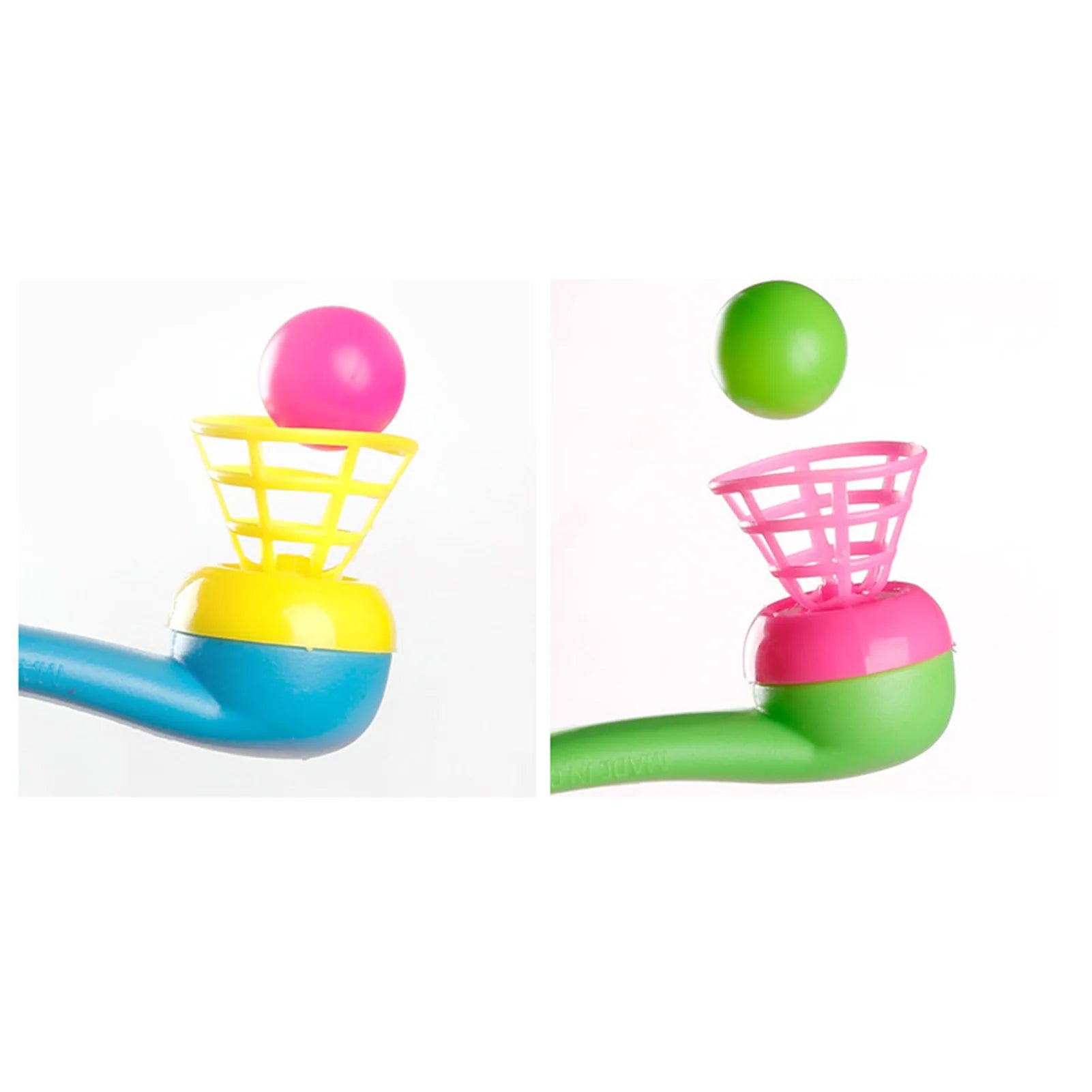 Montessori Toys Suspended Blow Pipe Blow Ball Rod Toy Board Game Children Toys Plastic Pipe Balls Toy Educational Toys For Kids