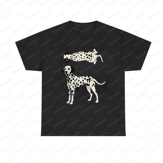 Dalmatian Pet Cotton Tee Dog Lover Vintage Classic Fashion Streetwear Dog Dad Lovely Summer Outdoors Breathable Men's Clothing