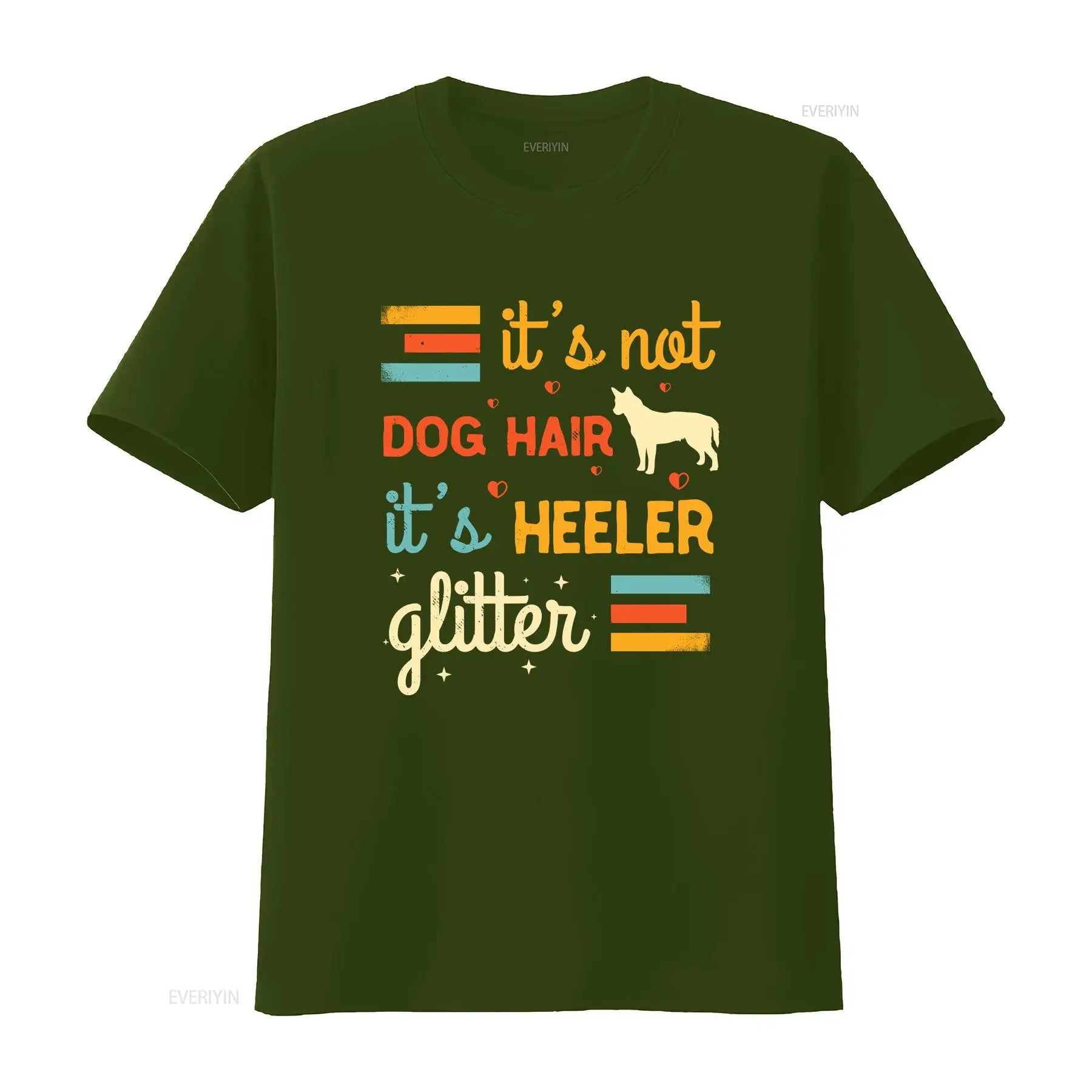 Cute Heeler Lover T Shirt Australian Cattle Dogs Pet Red Blue Mom Funny Dog Sayings vintage Washed streetwear Versatile