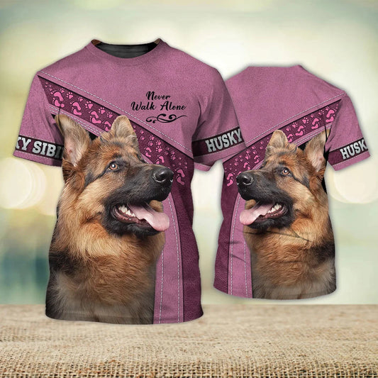 Newest Summer t shirt German Shepherd / Shepherd 3D All Over Printed Men's T-Shirt Street Trend Wild Unisex Tee shirt TTD15
