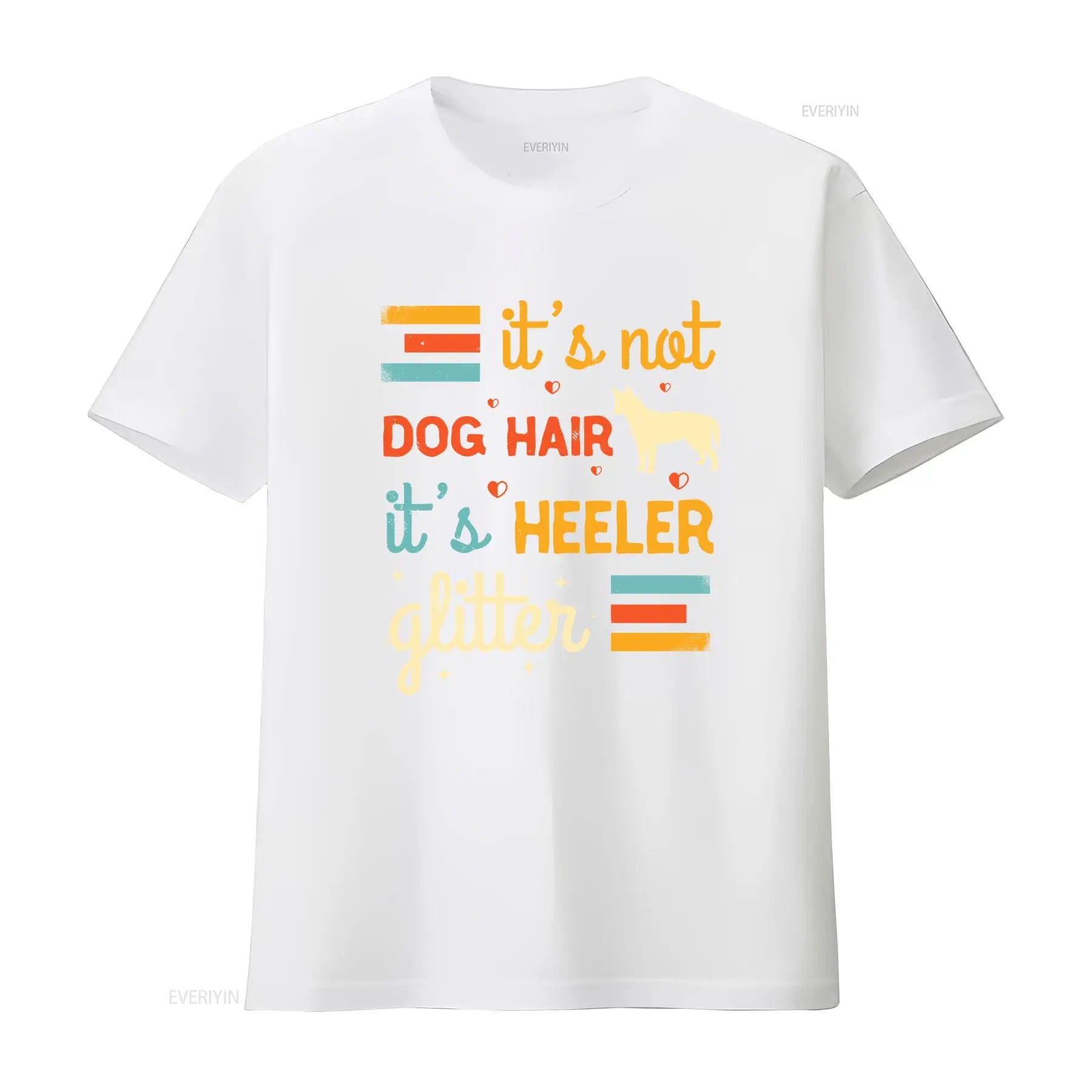 Cute Heeler Lover T Shirt Australian Cattle Dogs Pet Red Blue Mom Funny Dog Sayings vintage Washed streetwear Versatile